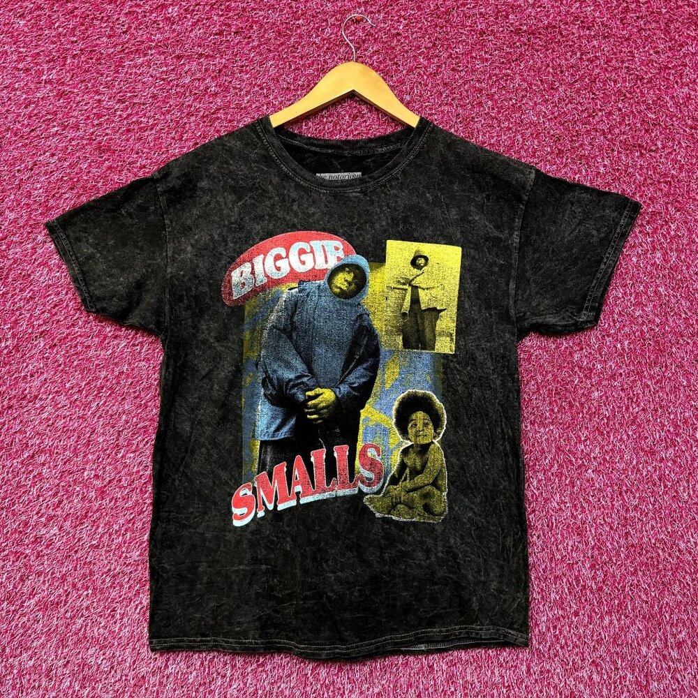 Biggie Smalls Ready to Die Baby Gimme the Loot Rap Tee L